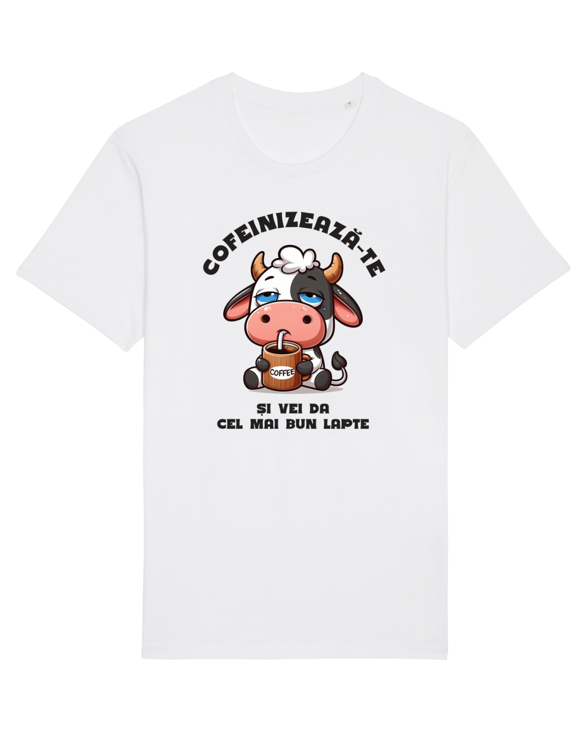 Tricou mânecă scurtă Unisex Rocker White