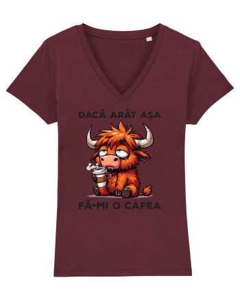 Dacă arăt așa, fă-mi o cafea Burgundy