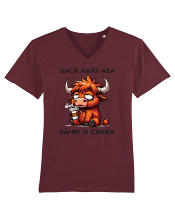 Dacă arăt așa, fă-mi o cafea Burgundy