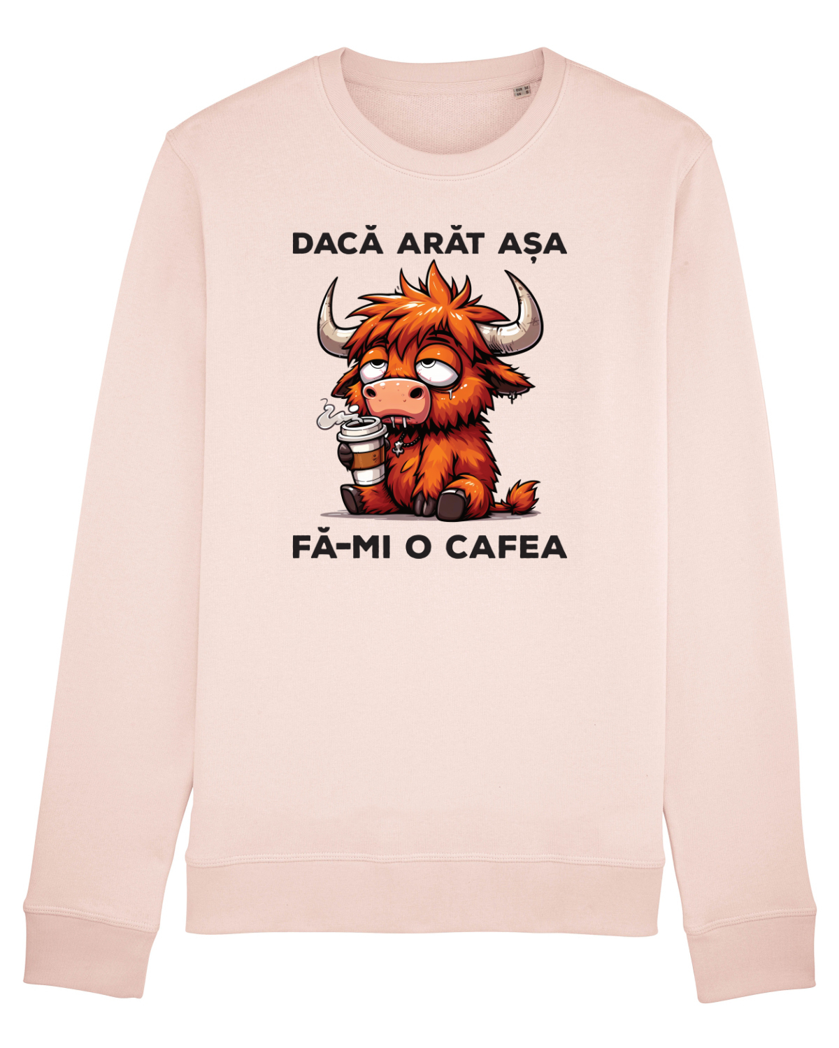 Bluză mânecă lungă Unisex Rise Candy Pink