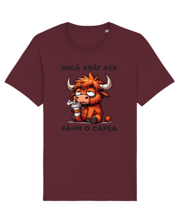Dacă arăt așa, fă-mi o cafea Burgundy