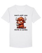 Dacă arăt așa, fă-mi o cafea Tricou mânecă scurtă guler larg Bărbat Skater