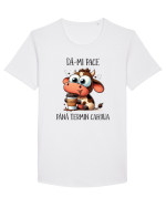 Dă-mi pace până termin cafeaua Tricou mânecă scurtă guler larg Bărbat Skater