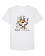 Diminețile n-au niciun sens Tricou mânecă scurtă guler larg Bărbat Skater