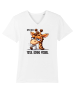 După cafea, totul devine posibil Tricou mânecă scurtă guler V Bărbat Presenter