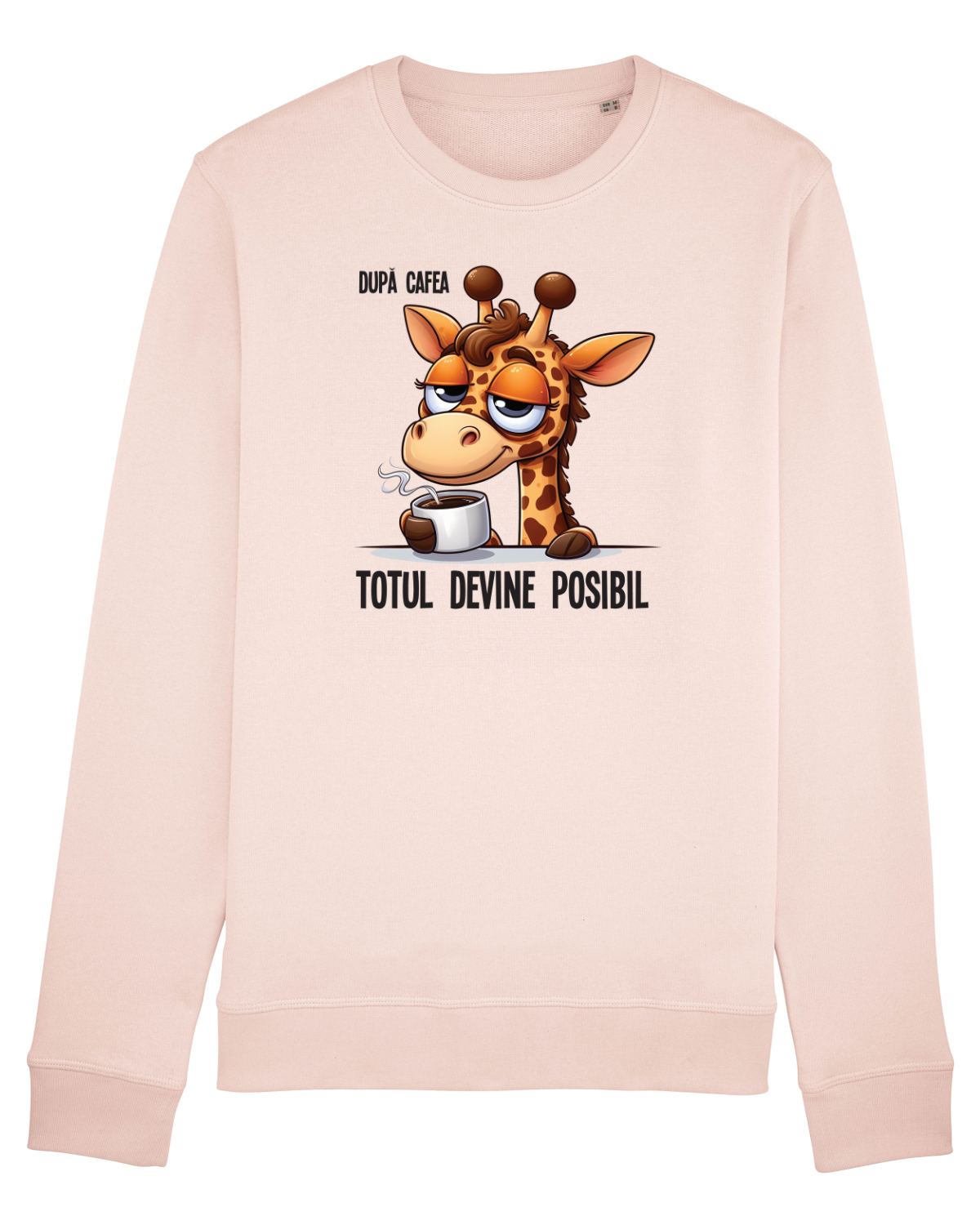 Bluză mânecă lungă Unisex Rise Candy Pink