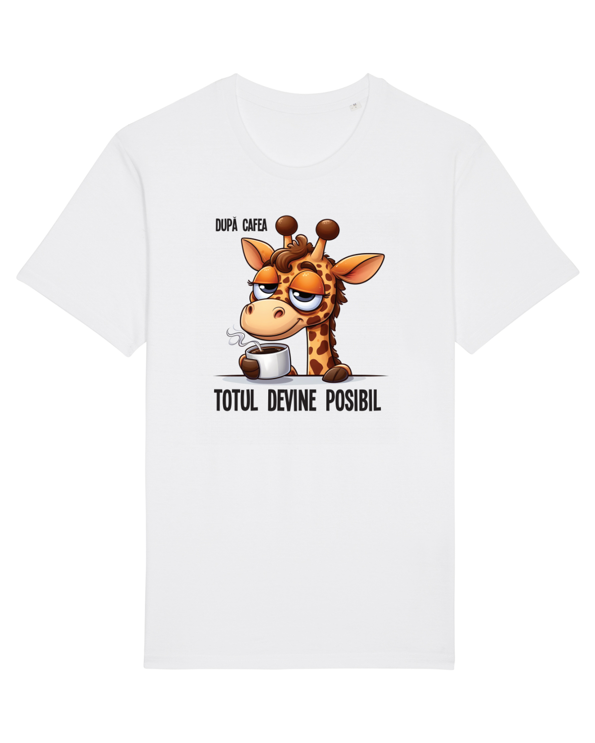 Tricou mânecă scurtă Unisex Rocker White