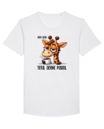 După cafea, totul devine posibil Tricou mânecă scurtă guler larg Bărbat Skater