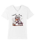 E dimineață, nu zău Tricou mânecă scurtă guler V Bărbat Presenter