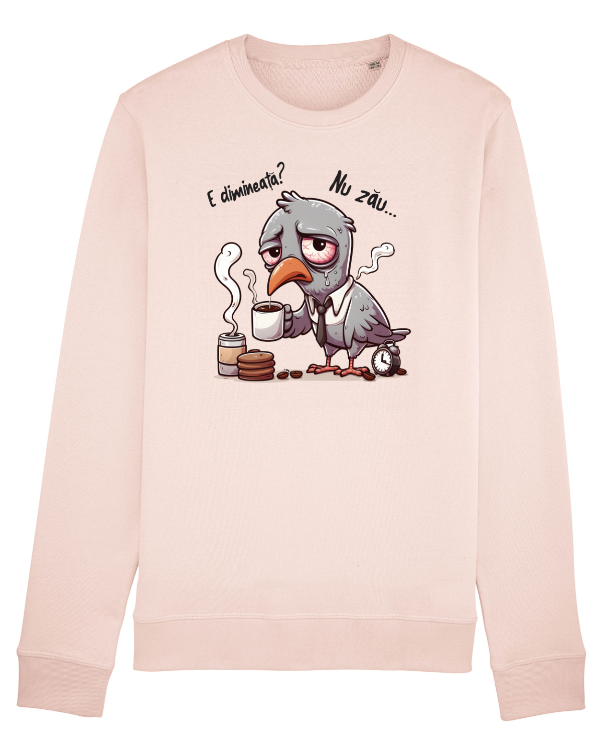 Bluză mânecă lungă Unisex Rise Candy Pink