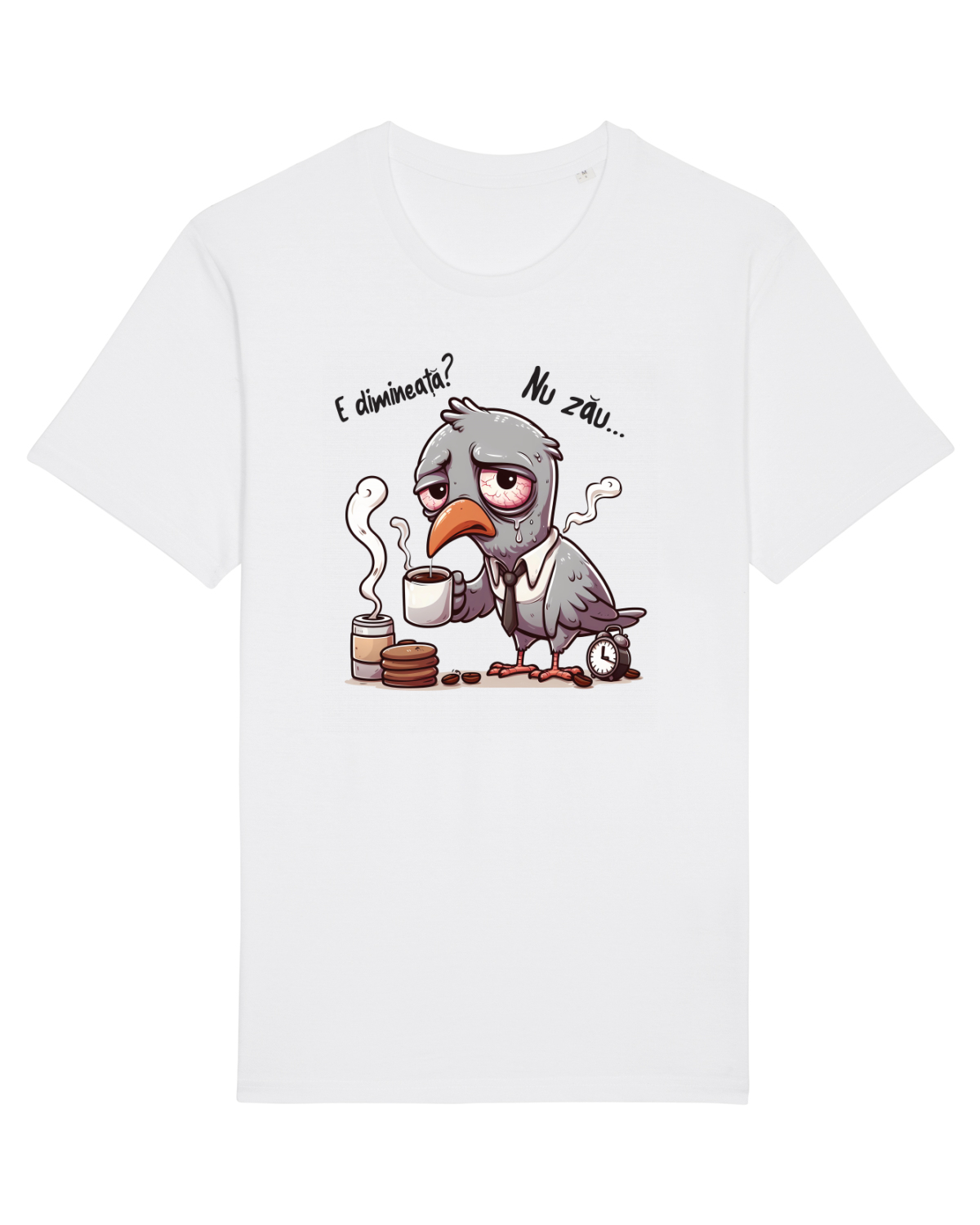 Tricou mânecă scurtă Unisex Rocker White