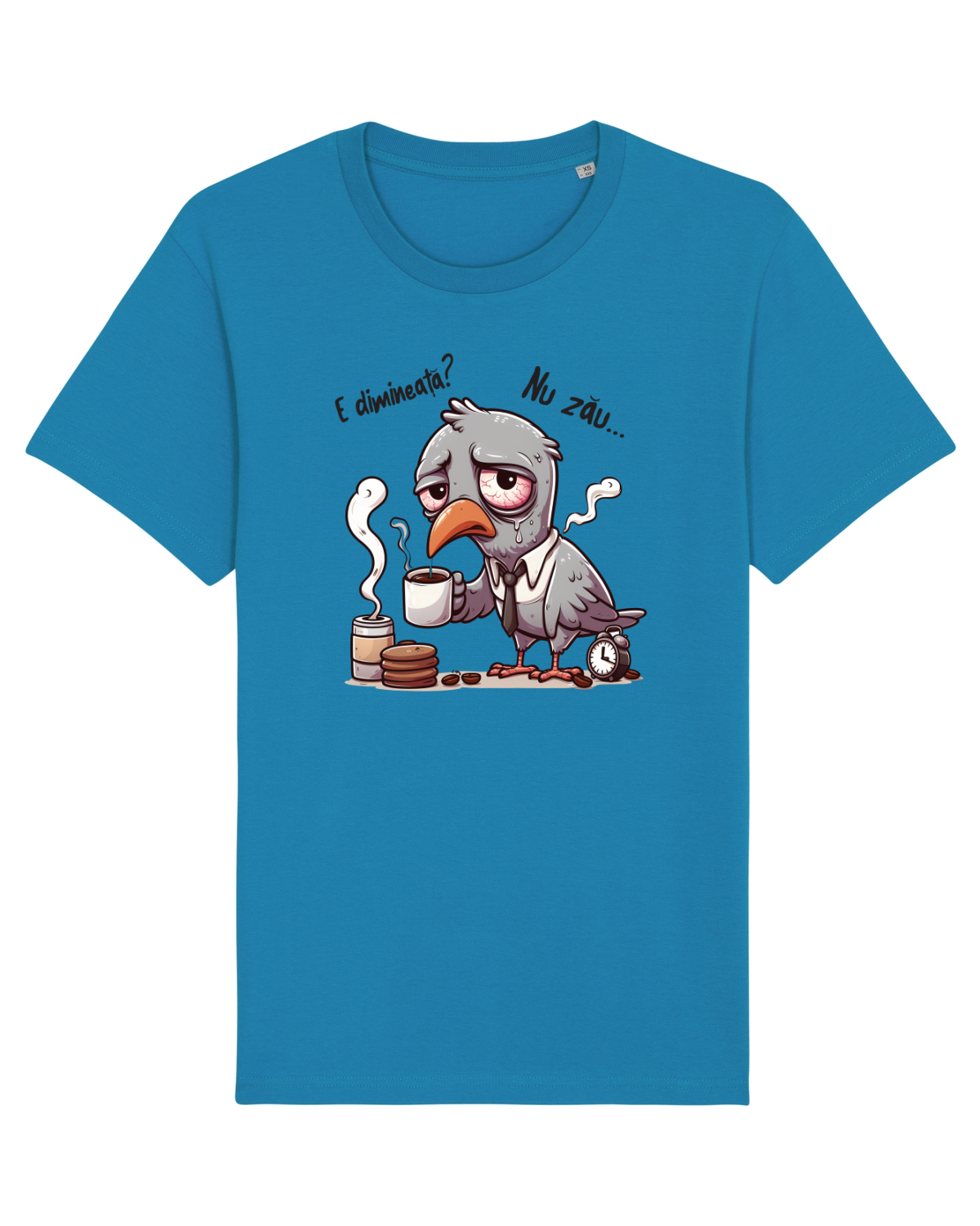 Tricou mânecă scurtă Unisex Rocker Azur