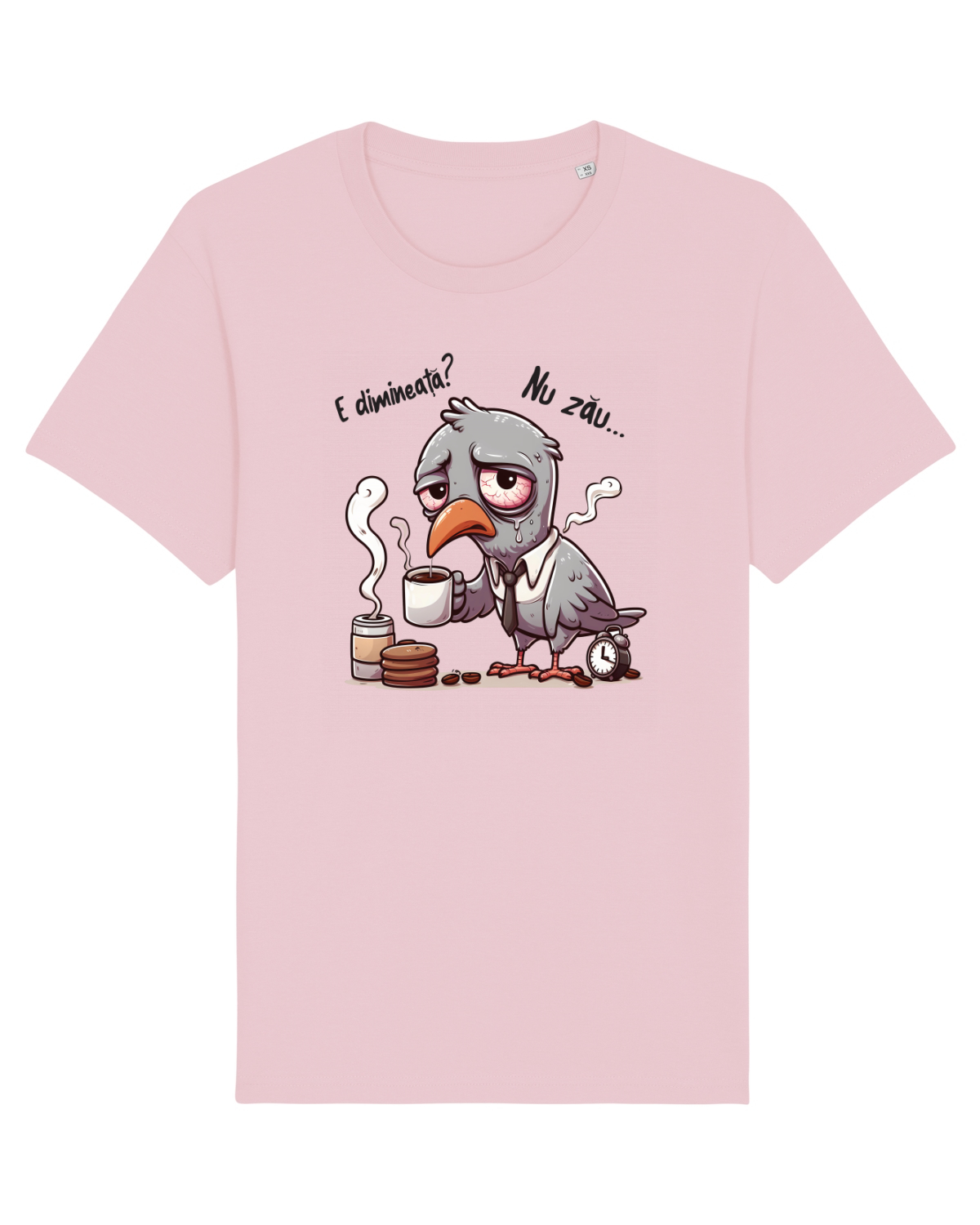 Tricou mânecă scurtă Unisex Rocker Cotton Pink
