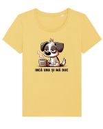 Încă una și mă duc Tricou mânecă scurtă guler larg fitted Damă Expresser