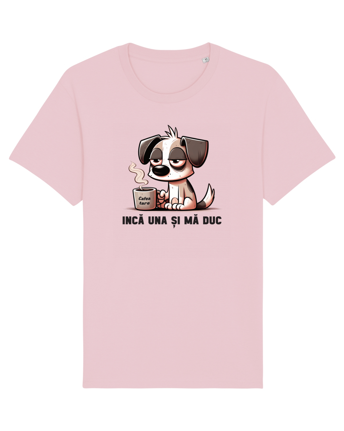 Tricou mânecă scurtă Unisex Rocker Cotton Pink