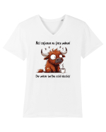 Nici cafeaua nu face minuni Tricou mânecă scurtă guler V Bărbat Presenter