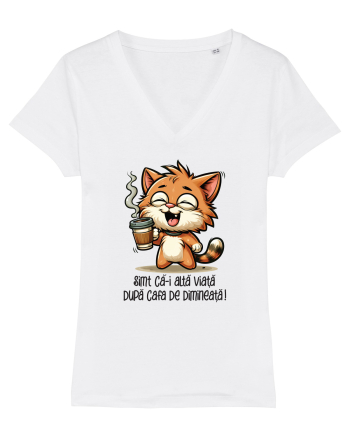 Simt că-i altă viață după cafeaua de dimineață White