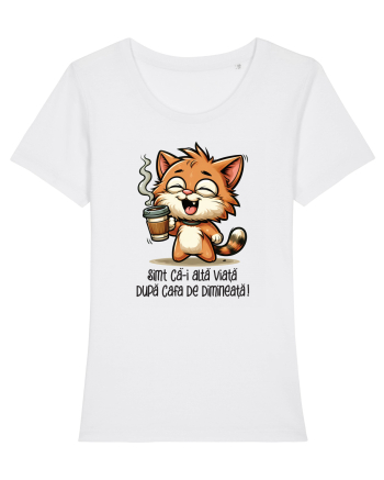 Simt că-i altă viață după cafeaua de dimineață White