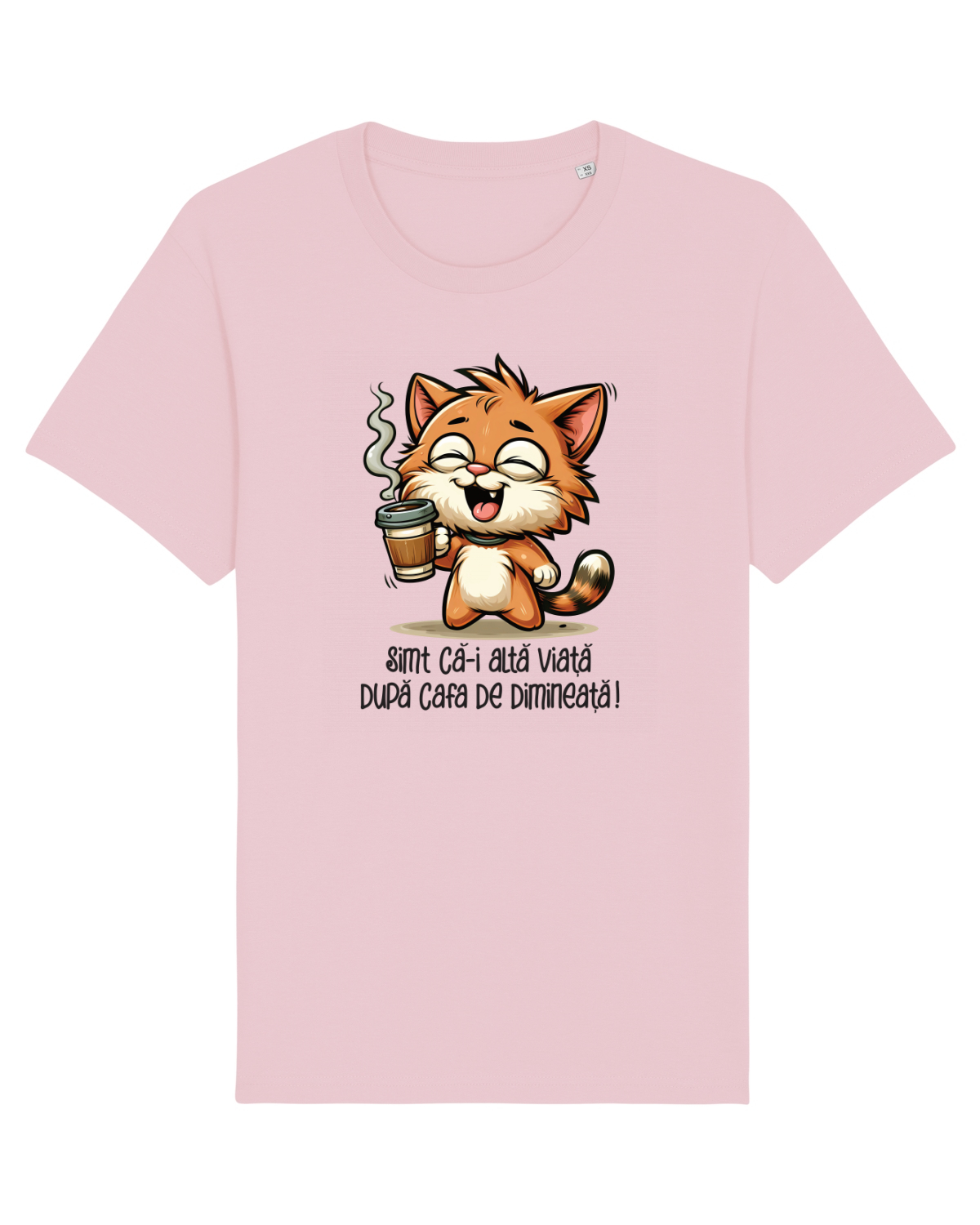 Tricou mânecă scurtă Unisex Rocker Cotton Pink