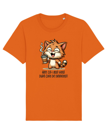 Simt că-i altă viață după cafeaua de dimineață Bright Orange