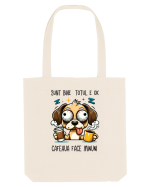 Sunt bine – cafeaua face minuni Sacoșă textilă