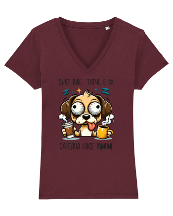 Sunt bine – cafeaua face minuni Burgundy