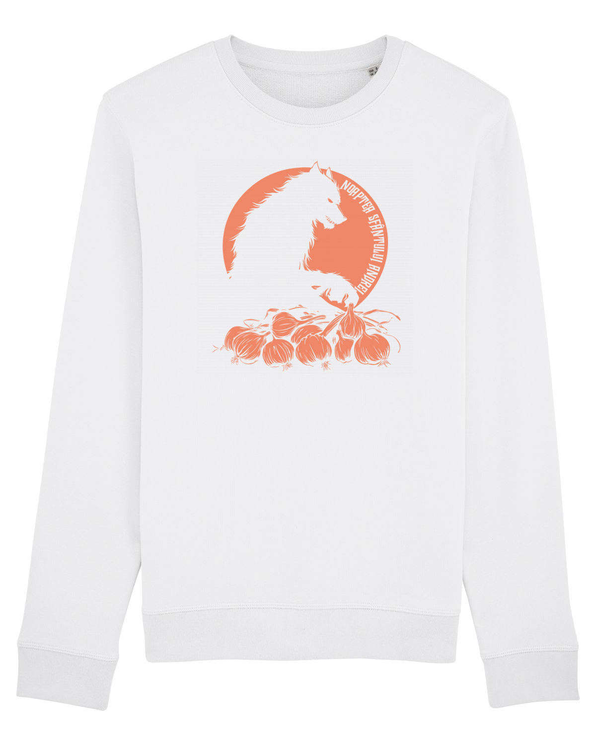 Bluză mânecă lungă Unisex Rise White