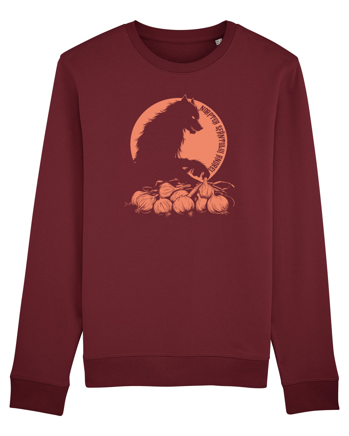 Bluză mânecă lungă Unisex Rise Burgundy