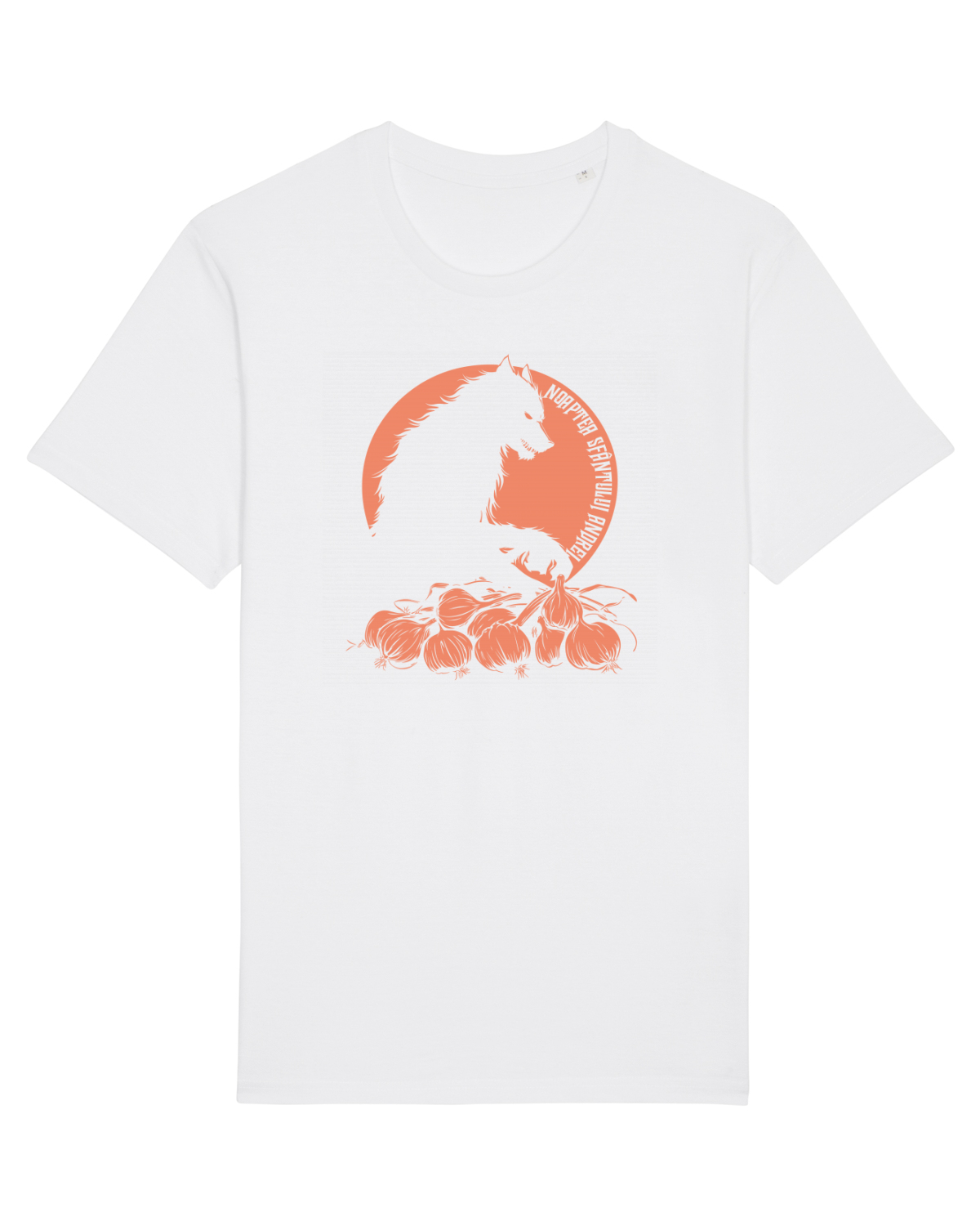 Tricou mânecă scurtă Unisex Rocker White