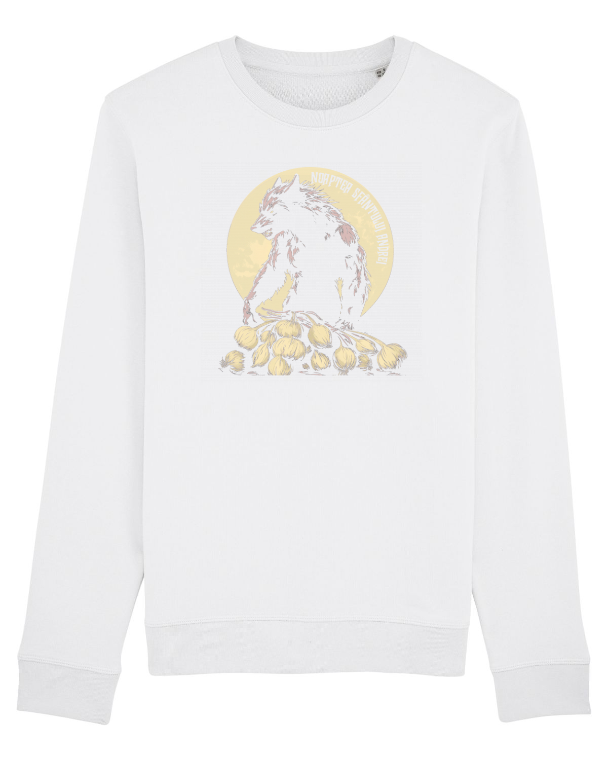 Bluză mânecă lungă Unisex Rise White