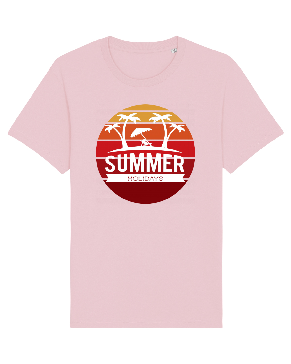 Tricou mânecă scurtă Unisex Rocker Cotton Pink