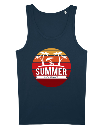 Summer Holidays Sunset Navy