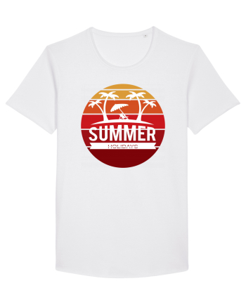 Summer Holidays Sunset White
