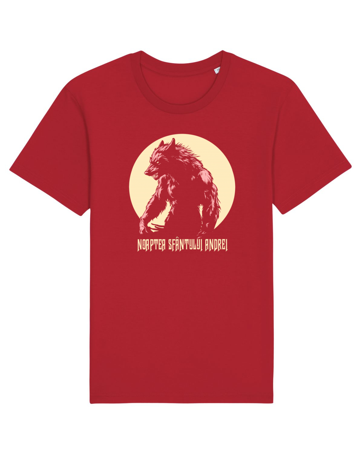 Tricou mânecă scurtă Unisex Rocker Red