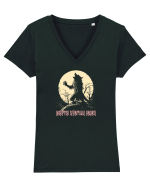 NOAPTEA SFANTULUI ANDREI 7 Tricou mânecă scurtă guler V Damă Evoker