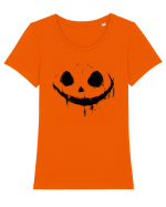 PUMPKIN GRIN / RANJET DE DOVLEAC 2 Tricou mânecă scurtă guler larg fitted Damă Expresser