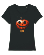 BOO! - DOVLEAC / PUMPKIN Tricou mânecă scurtă guler larg fitted Damă Expresser