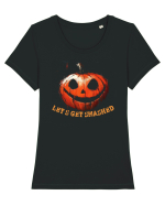 LET`S GET SMASHED! - Sa ne facem praf! DOVLEAC / PUMPKIN Tricou mânecă scurtă guler larg fitted Damă Expresser
