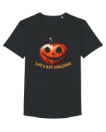 LET`S GET SMASHED! - Sa ne facem praf! DOVLEAC / PUMPKIN Tricou mânecă scurtă guler larg Bărbat Skater