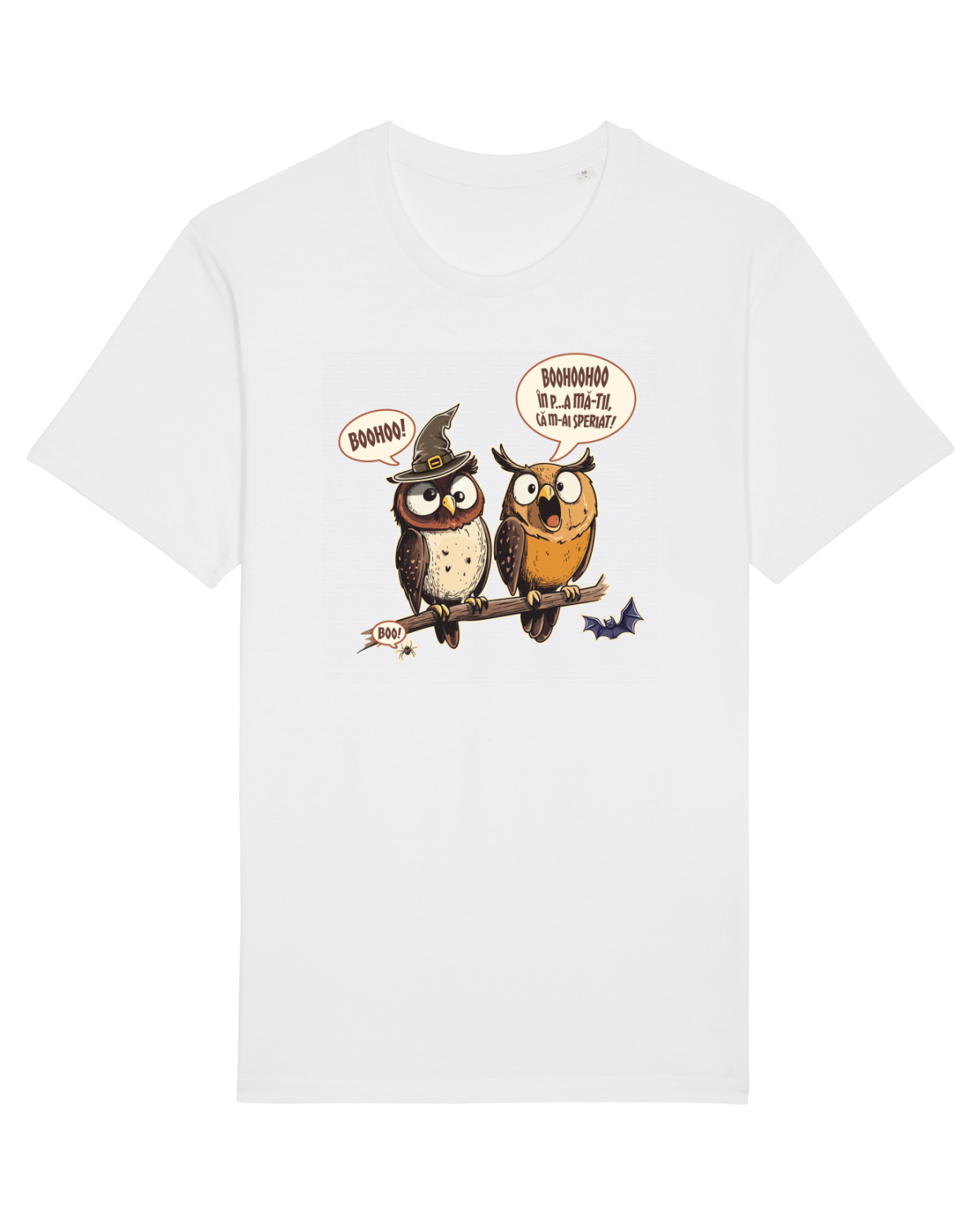 Tricou mânecă scurtă Unisex Rocker White