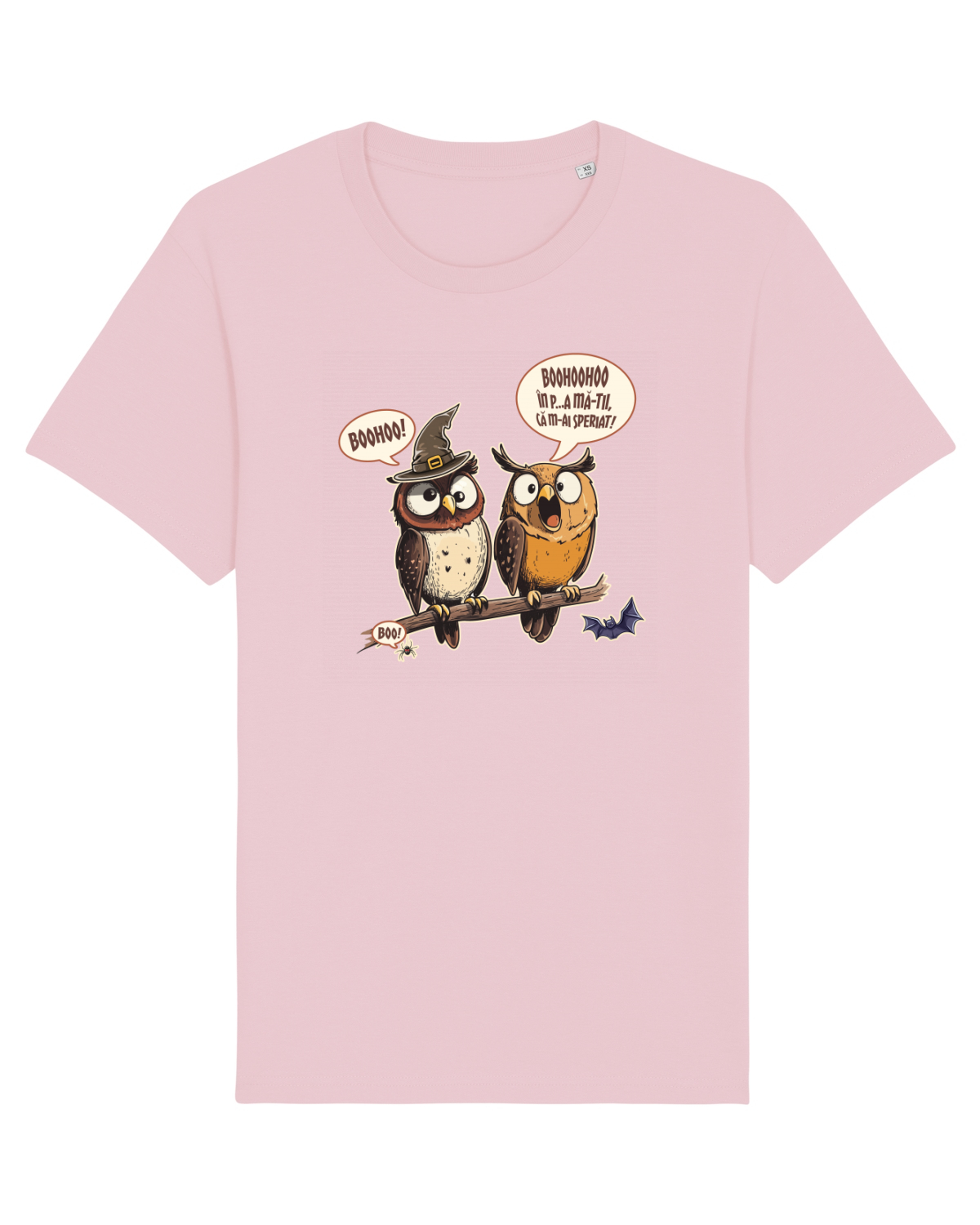 Tricou mânecă scurtă Unisex Rocker Cotton Pink