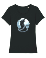 DRACO / DRACON - STEAGUL DACIC 2b Tricou mânecă scurtă guler larg fitted Damă Expresser