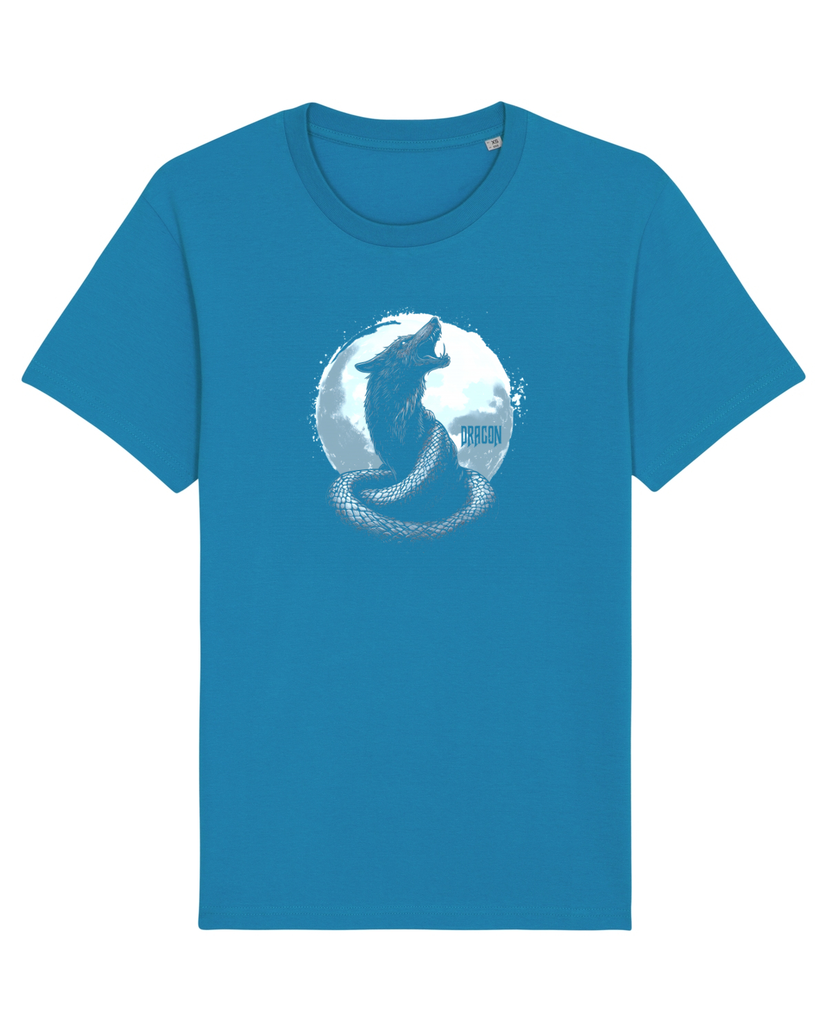 Tricou mânecă scurtă Unisex Rocker Azur