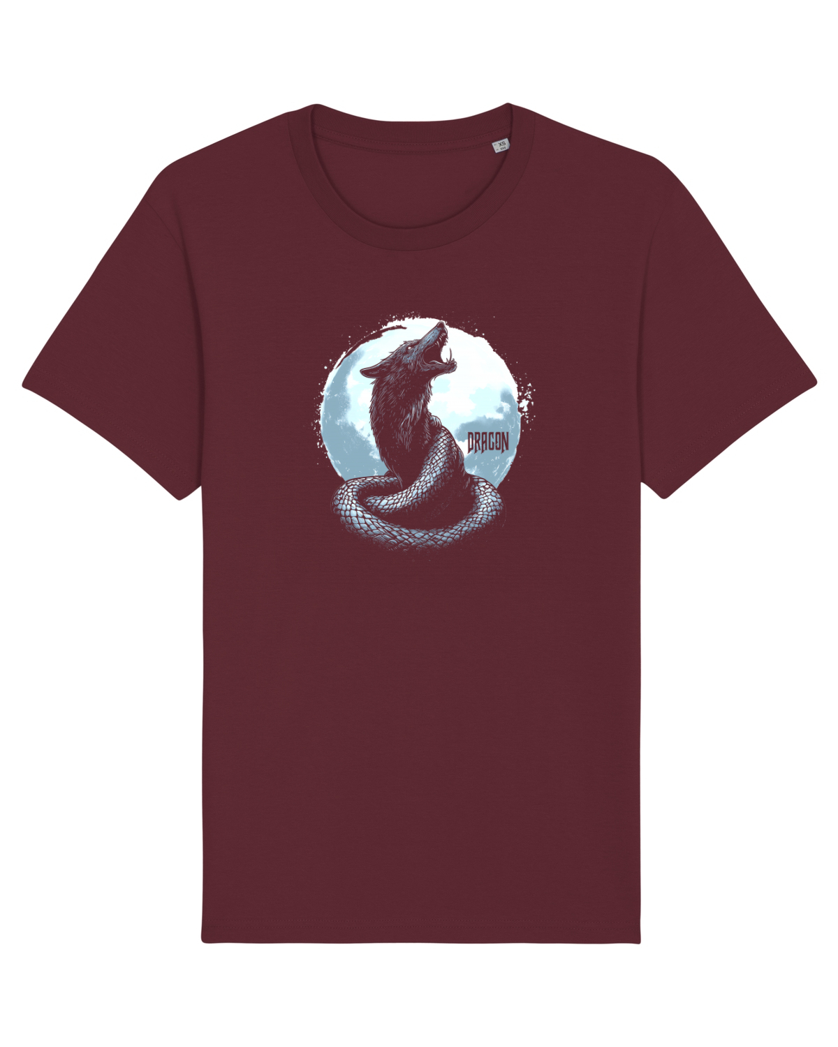 Tricou mânecă scurtă Unisex Rocker Burgundy