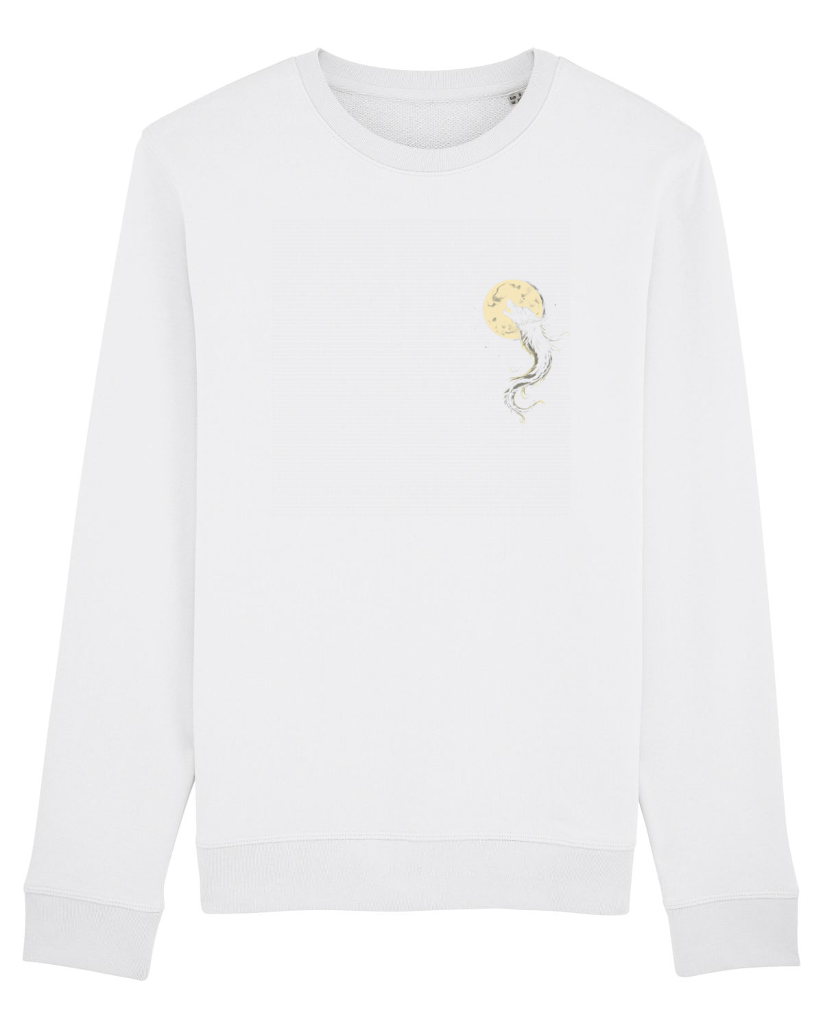 Bluză mânecă lungă Unisex Rise White