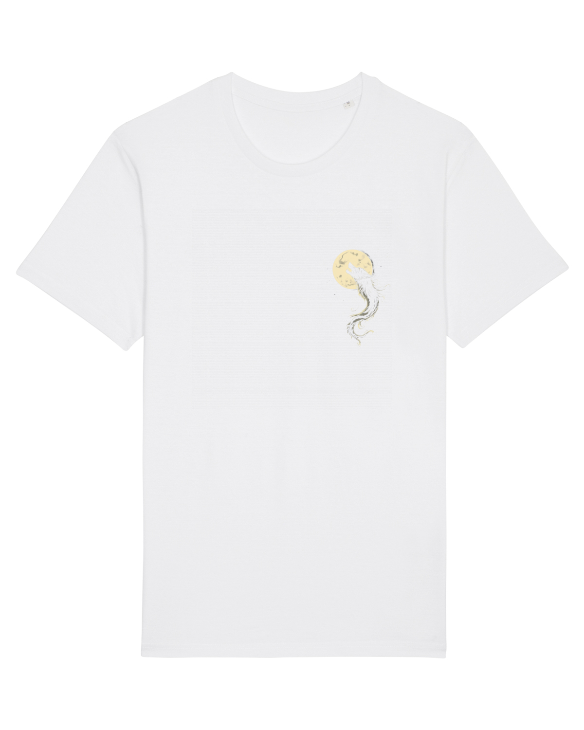 Tricou mânecă scurtă Unisex Rocker White