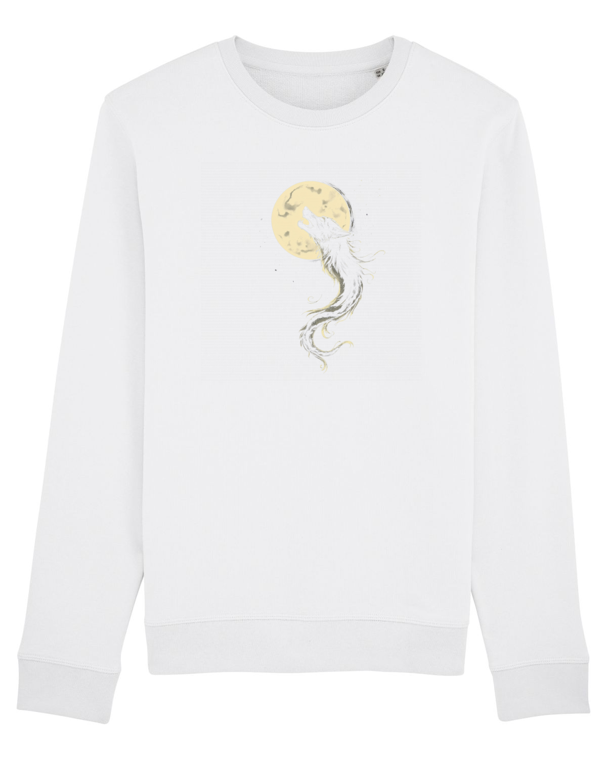 Bluză mânecă lungă Unisex Rise White