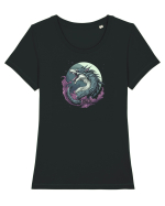 DRACO / DRACON - STEAGUL DACIC 6b Tricou mânecă scurtă guler larg fitted Damă Expresser