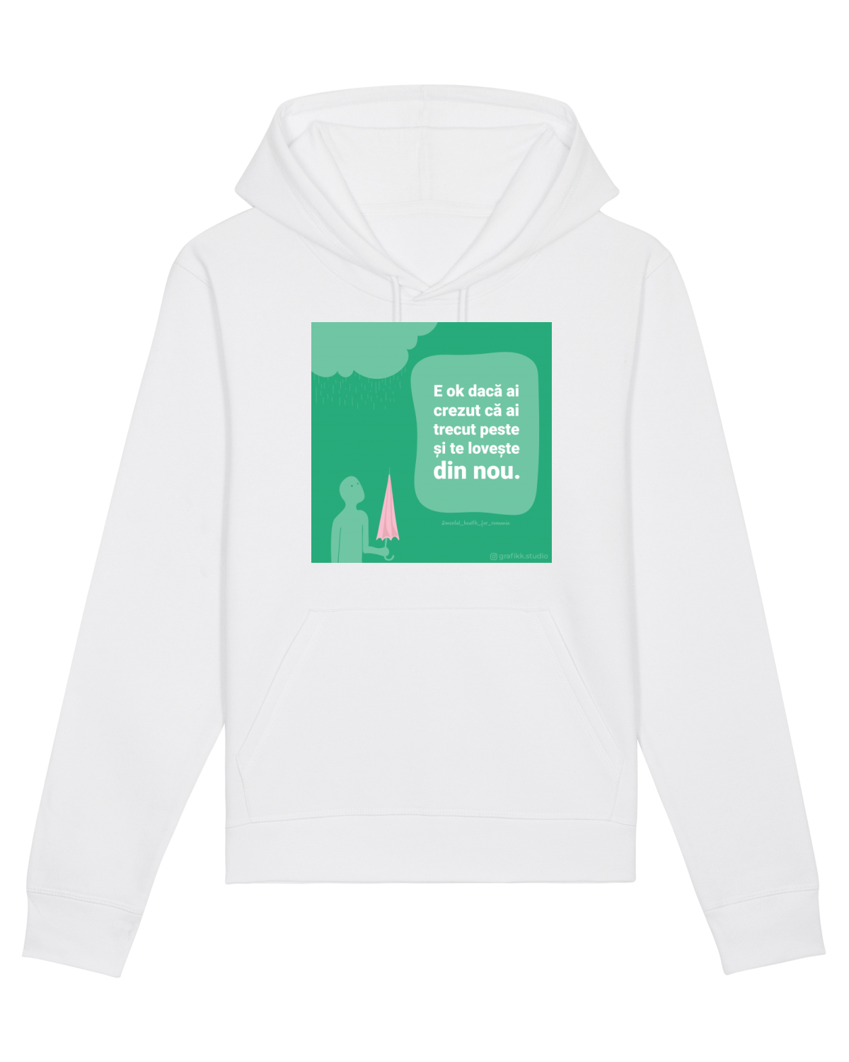 Hanorac Unisex Drummer White