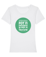 Tulburările mintale nu sunt semne de slăbiciune Tricou mânecă scurtă guler larg fitted Damă Expresser